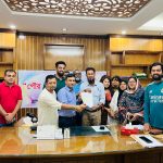 পৌর প্রশাসকের নিকট ম্যাফ এর স্মারকলিপি